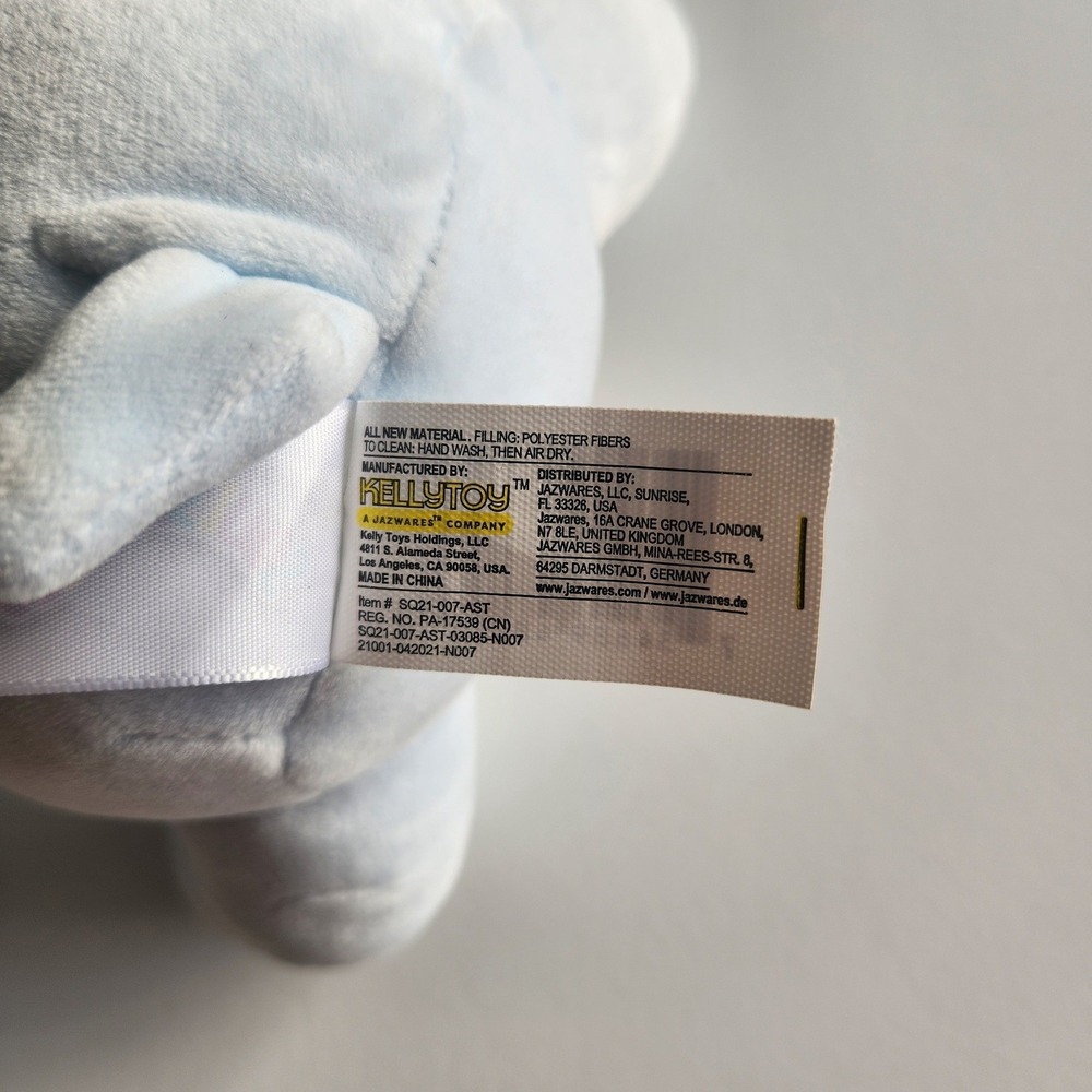 Squishmallows‎ Demir the Dog Squeeze Mallows Blue 8" - Picture 3 of 6